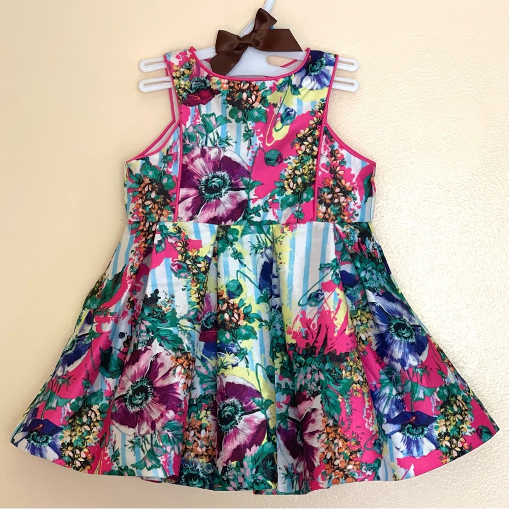Pippa & Julie Baby Girls Floral Twirl Dress, Size 12m